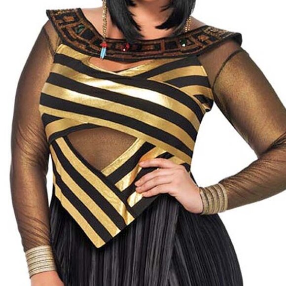 Nile Queen Costume Womens Plus Sizes 1x 2x 3x 4x Halloween Cosplay Roleplay - Picture 6 of 10